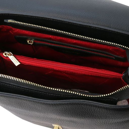 Silene - Leather convertible backpack handbag